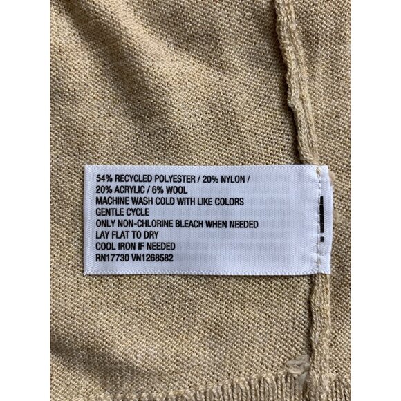 A New Day Womens Camel Color Button-Down Cardigan Sweater Lightweight Size Small - Picture 11 of 11